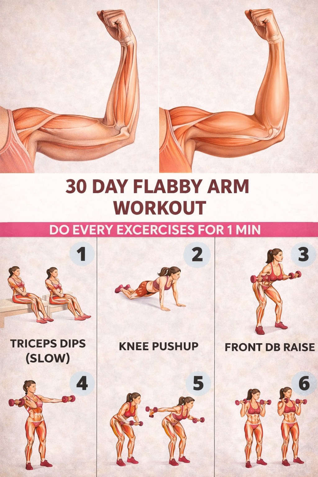 Exercise - 30 DAY FLABBY ARM WORKOUT 💪🔥 Ready for stronger, tighter ...