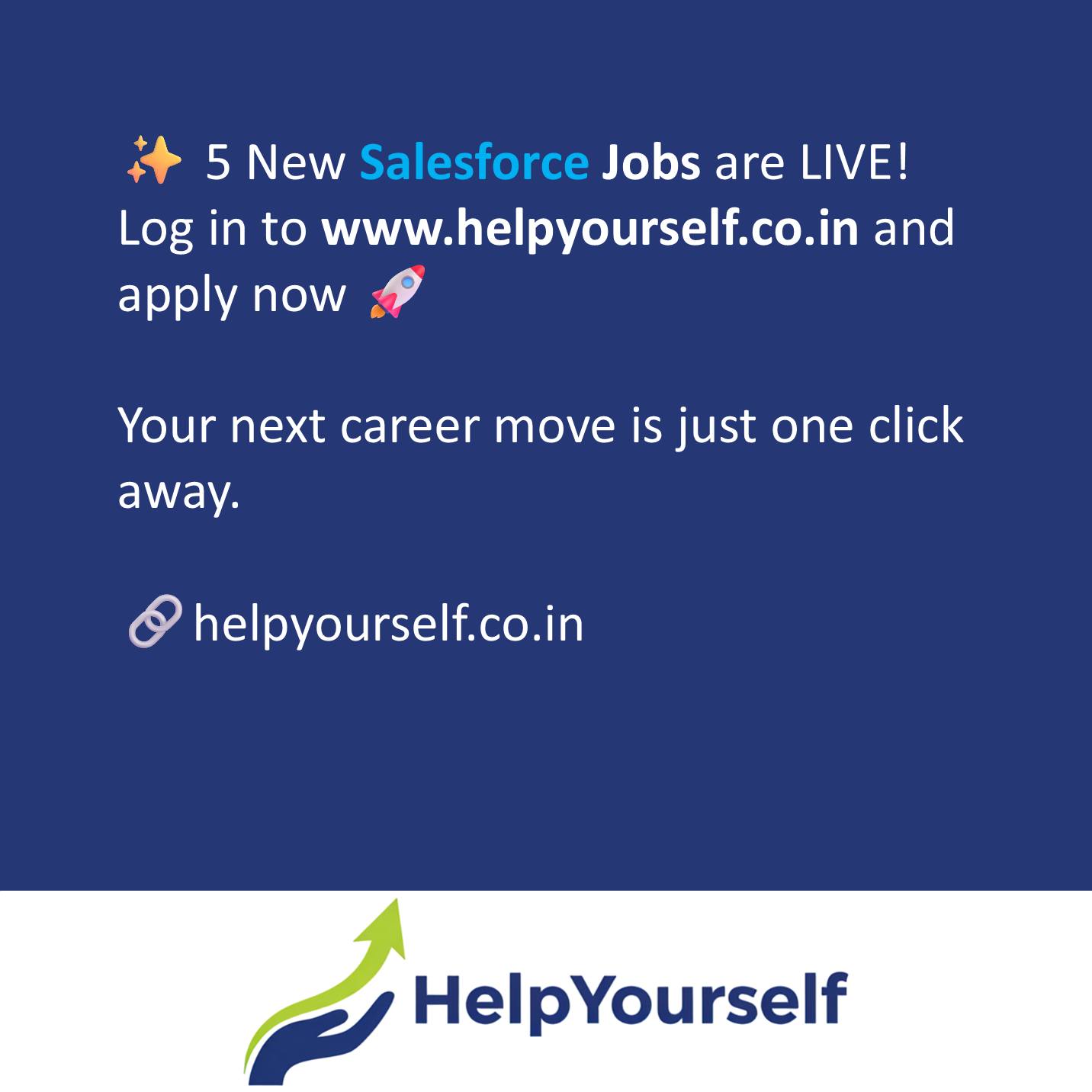 Help - Exciting Career Opportunities Alert! We have 5 new Salesforce ...