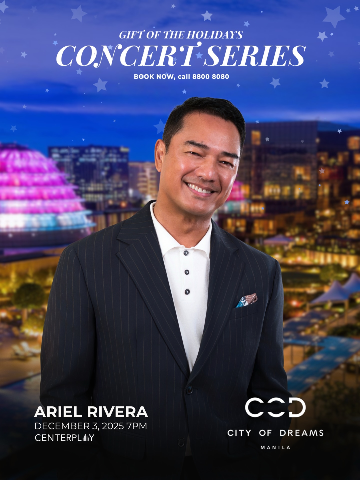 Boy - Start your holiday season with Ariel Rivera live on December 