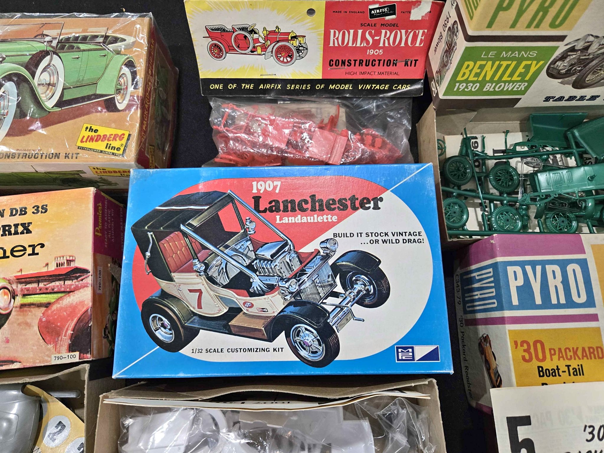 Vintage model cars kit collection never started 1950's 60s - Toy Race ...