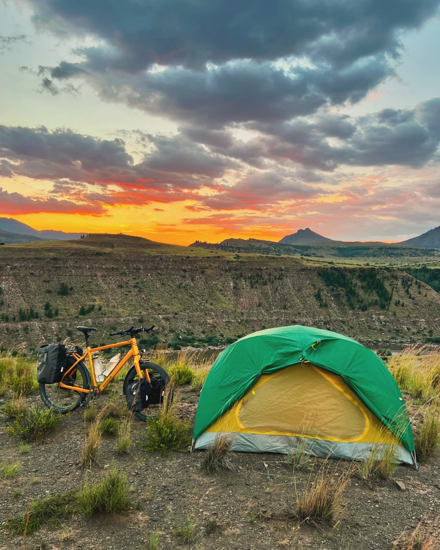 When it's time to camp in Lesotho, we go to the nearest village and ...