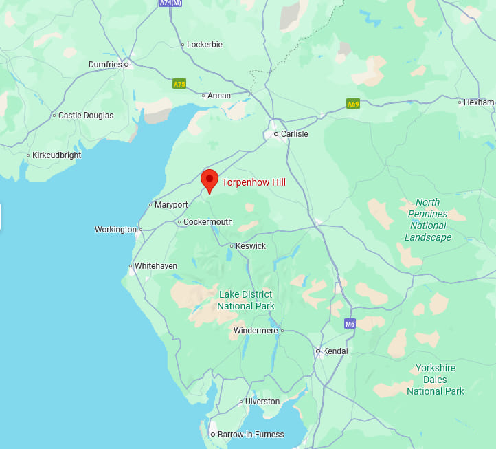 Terrible Maps - Torpenhow Hill, also known as Hill Hill... | Facebook