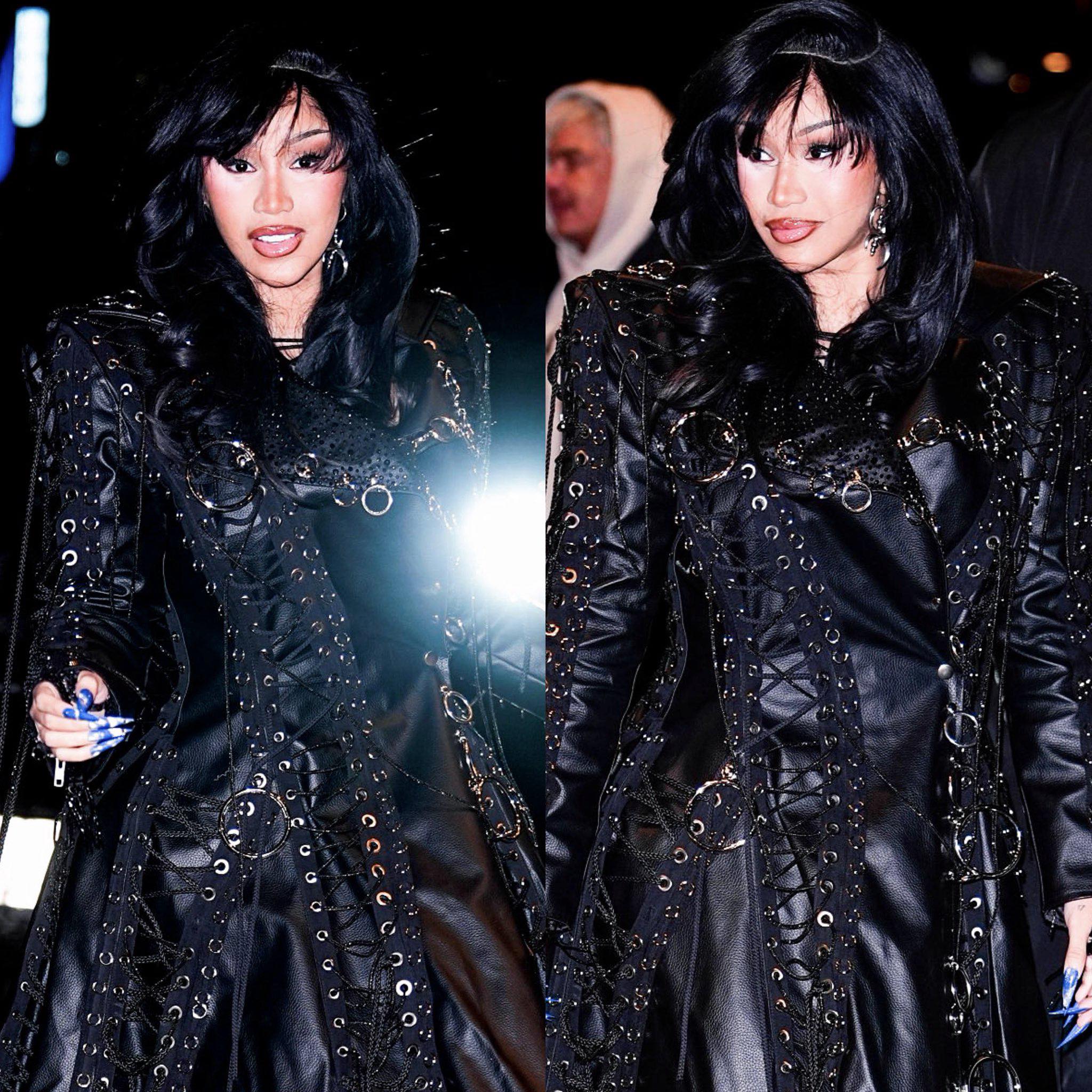 Cardi B looks amazing leaving SNL studios.