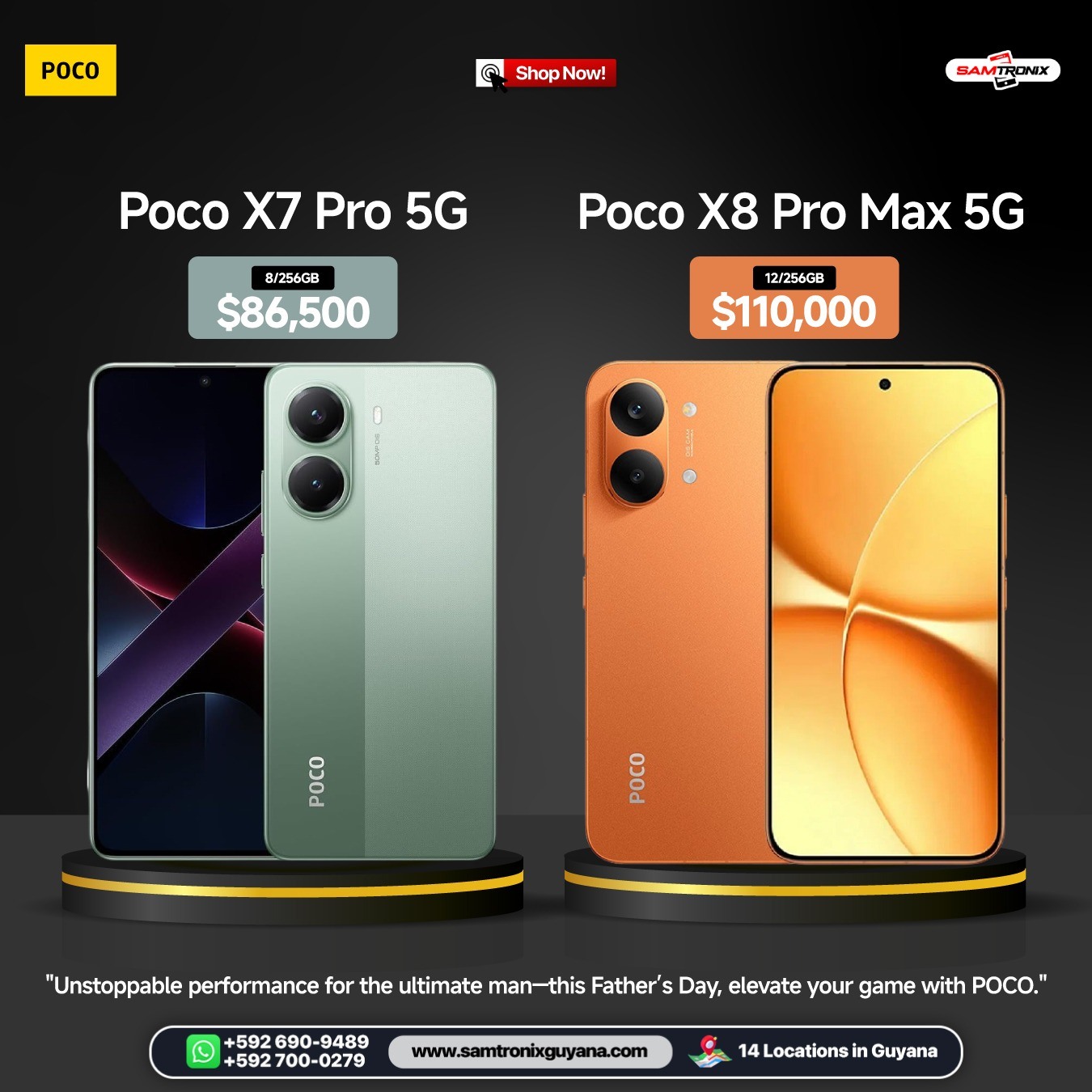 Samtronix - ? POCO X7 Pro 5G | 8GB + 256GB — $86,500 ⚡ Father