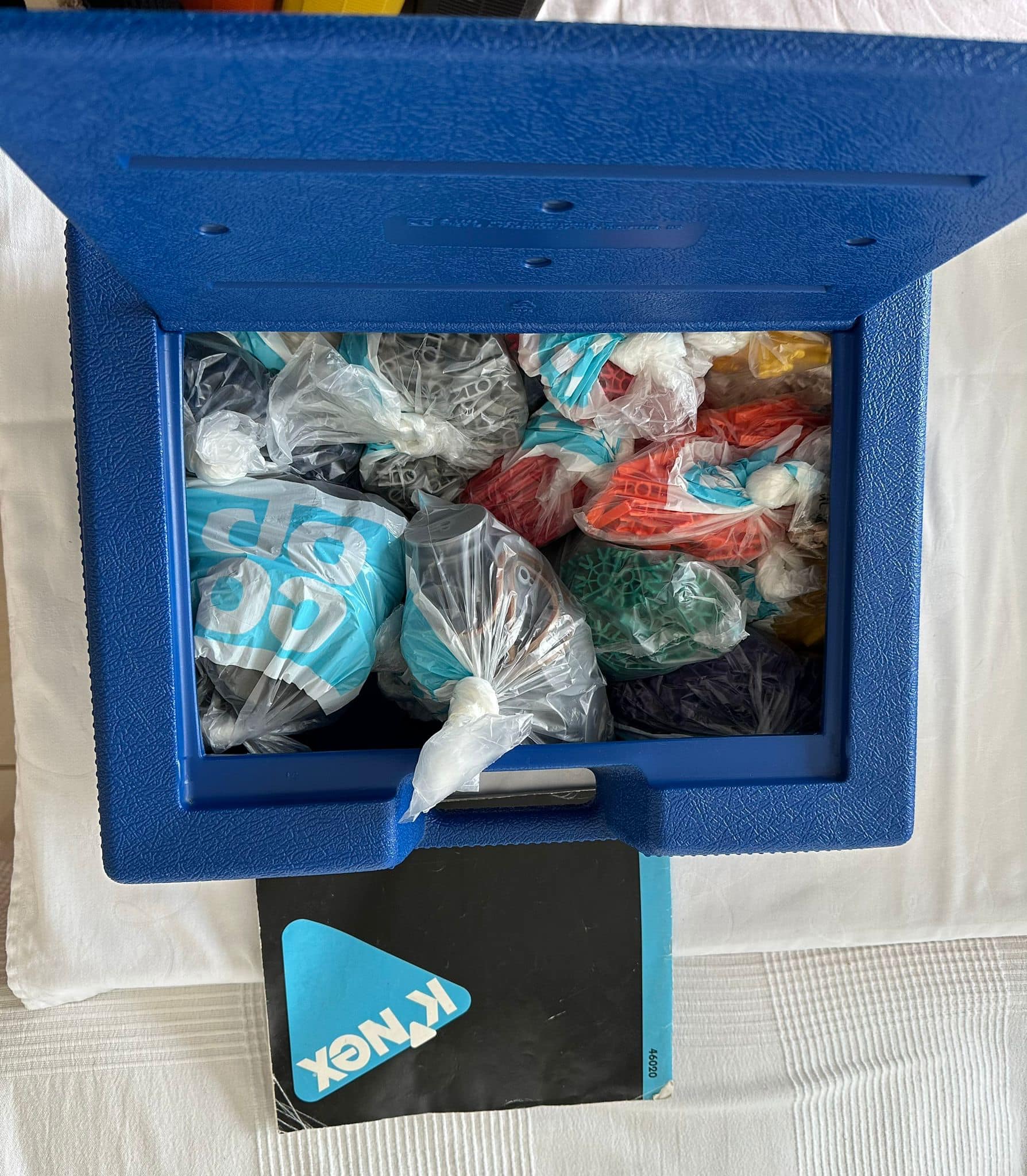 Lots of instructions for the knex hardly been used. Open to
