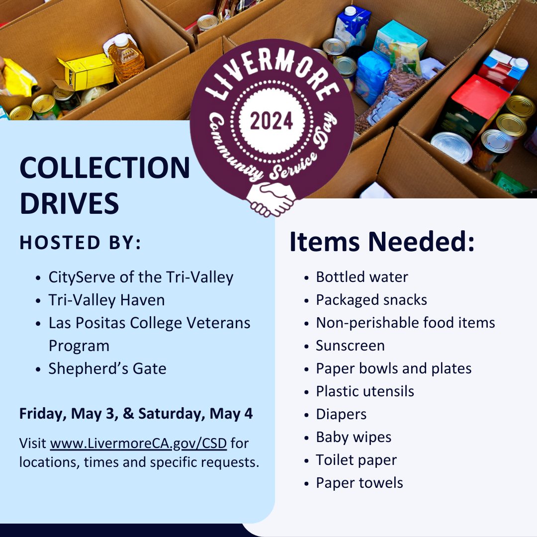 City - Community Service Day is THIS SATURDAY, May 4th! If you can't ...