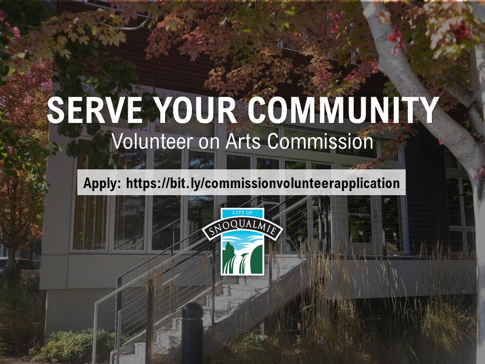 The City is seeking to... - City of Snoqualmie Government