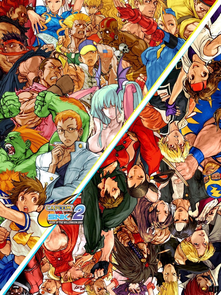 Capcom VS SNK 2 art by Kinu Nishimura.