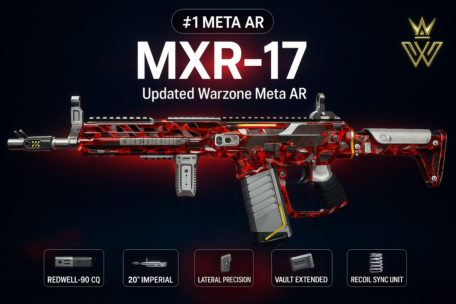 Wiildey - UPDATED Warzone Long Range Meta Build 👑 MXR-17 is Absolute ...