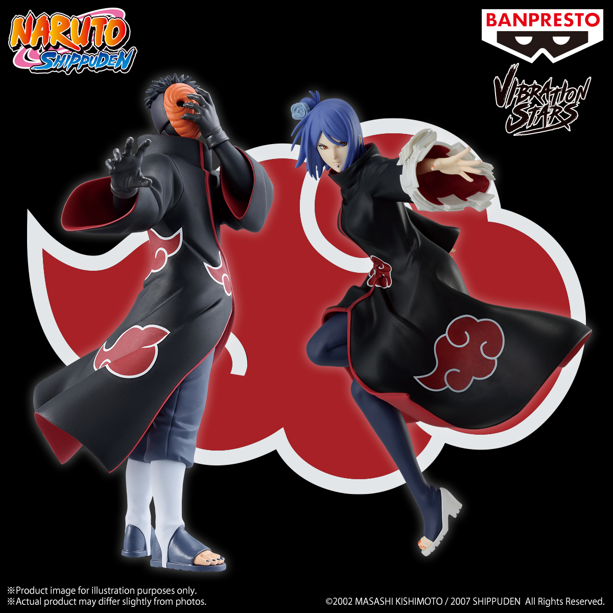 NARUTO SHIPPUDEN VIBRATION STARS-TOBI & KONAN- (A:TOBI) (B:KONAN 