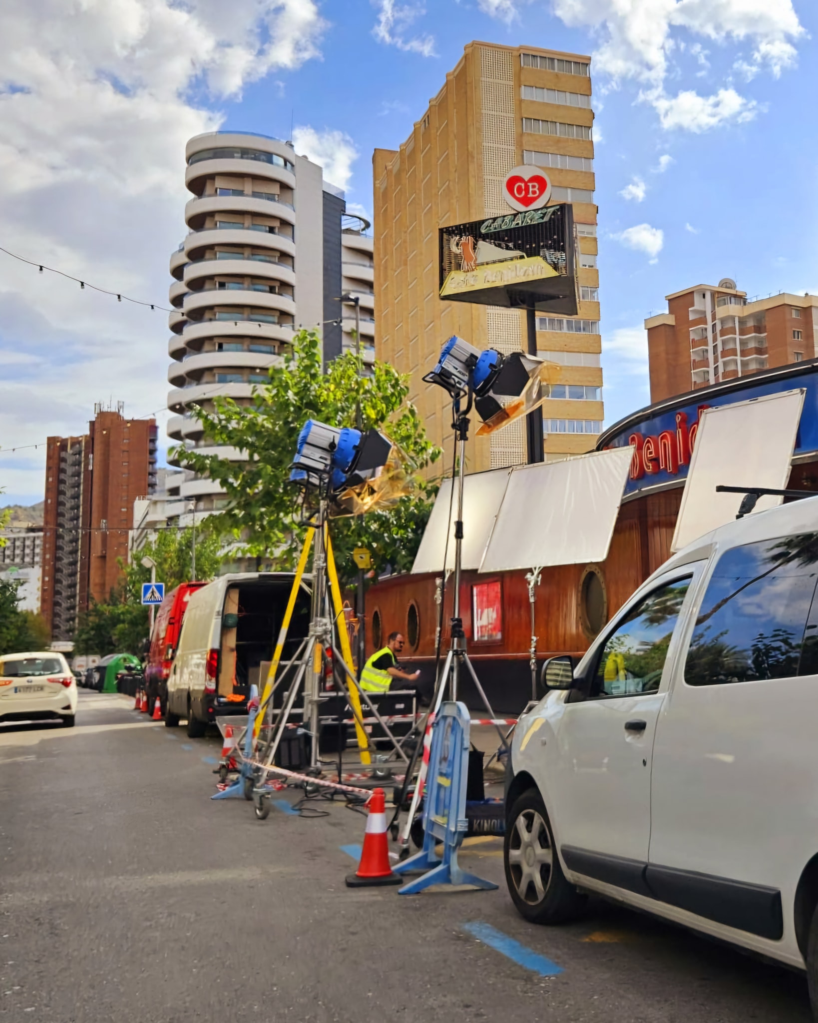 The Benidorm - 🎥 Lots of FILMING going on at Cafe Benidorm today ...