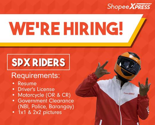 Woriel - !!!! 💯 URGENT HIRING 💯 !!!! SHOPEE EXPRESS (SPX) ORMOC HUB ...