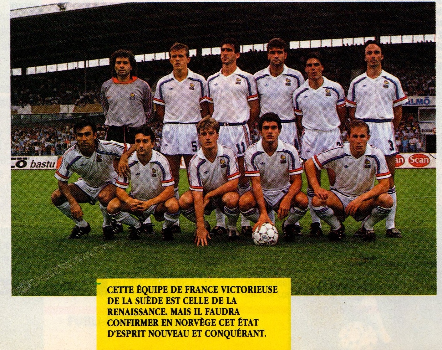 On this Valentines day 1989: France played Arsenal as a warm-up