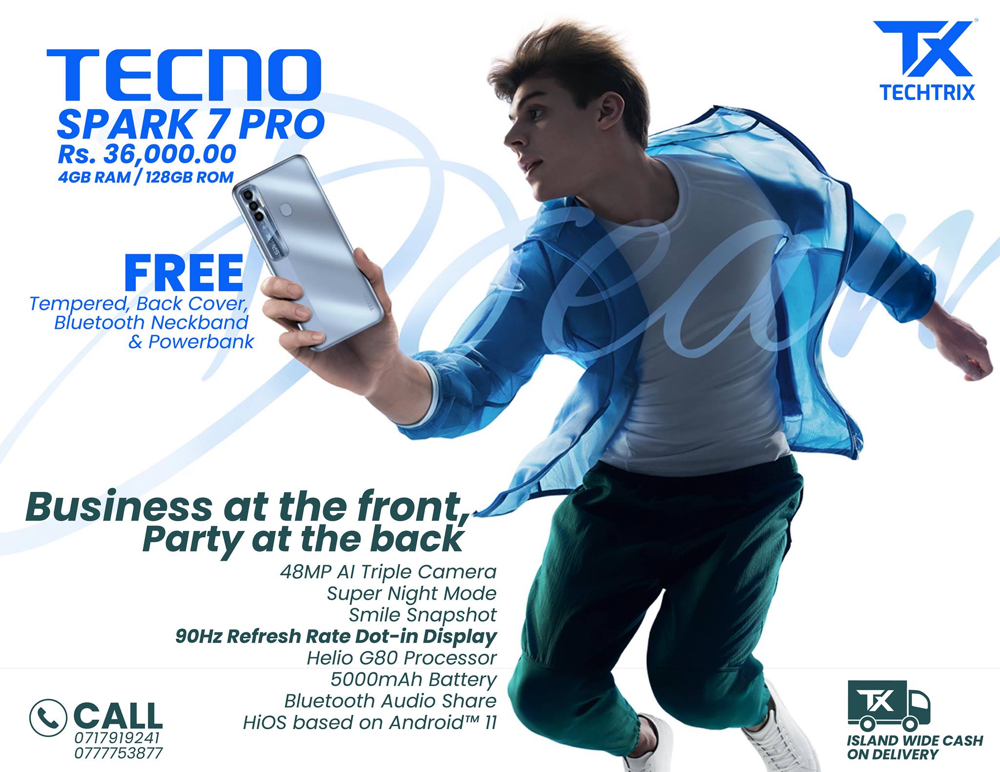 TechTrix - Business at the front, Party at the back!! SPARK 7 Pro ...