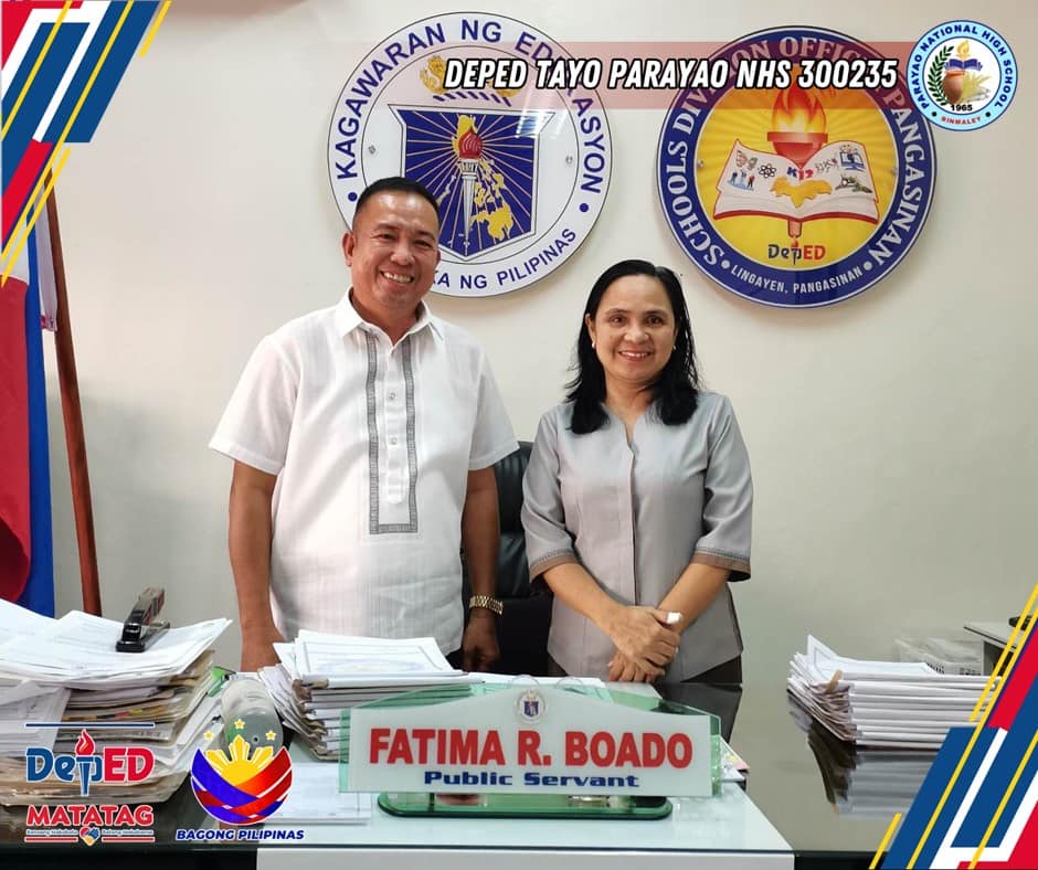 Sir Rolando C. Diaz... - DepEd Tayo Parayao NHS 300235
