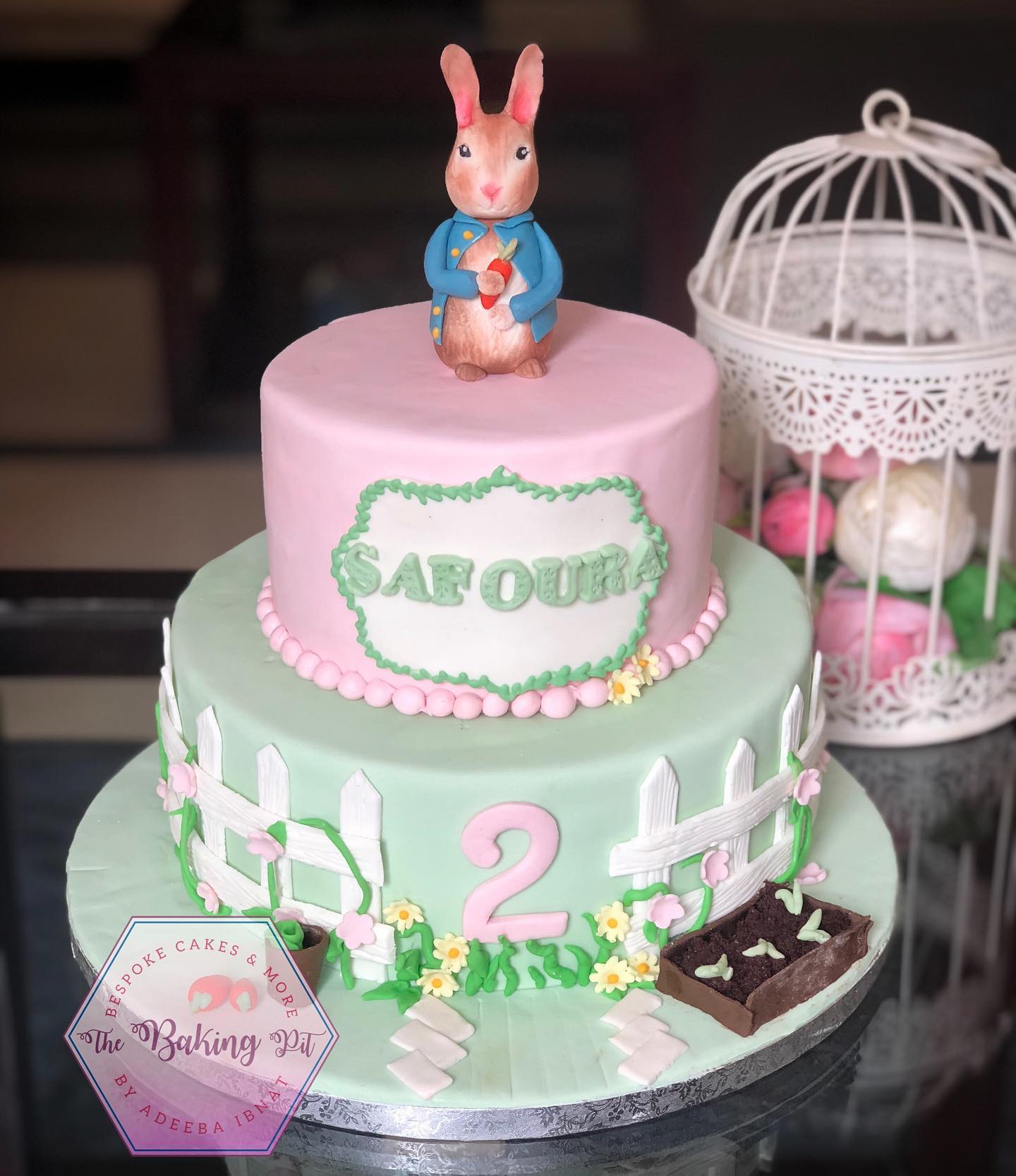 The Baking Pit - All edible Peter rabbit theme cake....