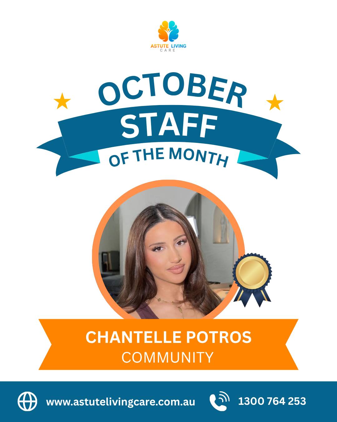 🌟 October Staff of the Month Recap 🌟... - Astute Living Care | Facebook