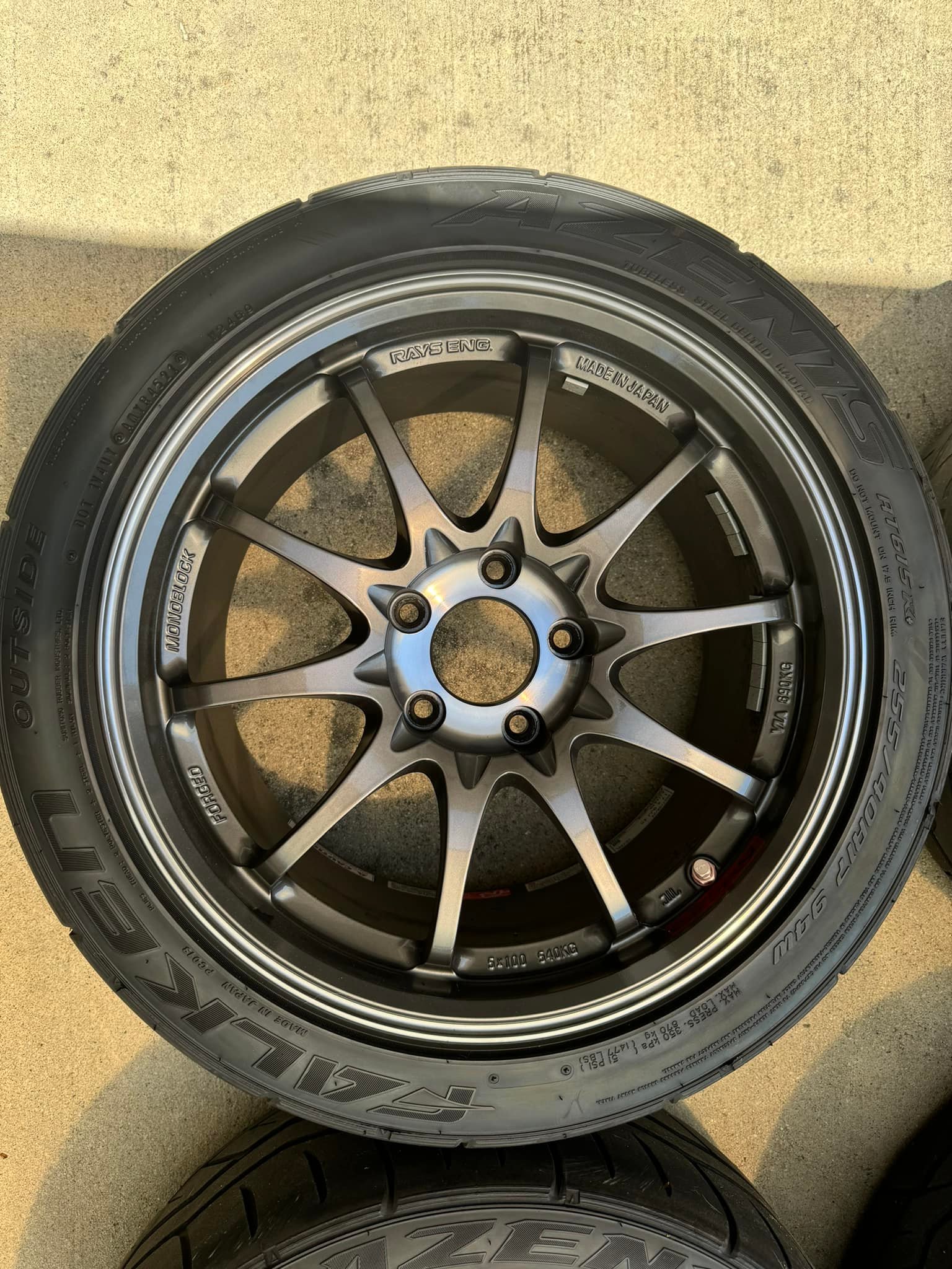 Used ce28n SL wheels for sale, previously installed on s2k