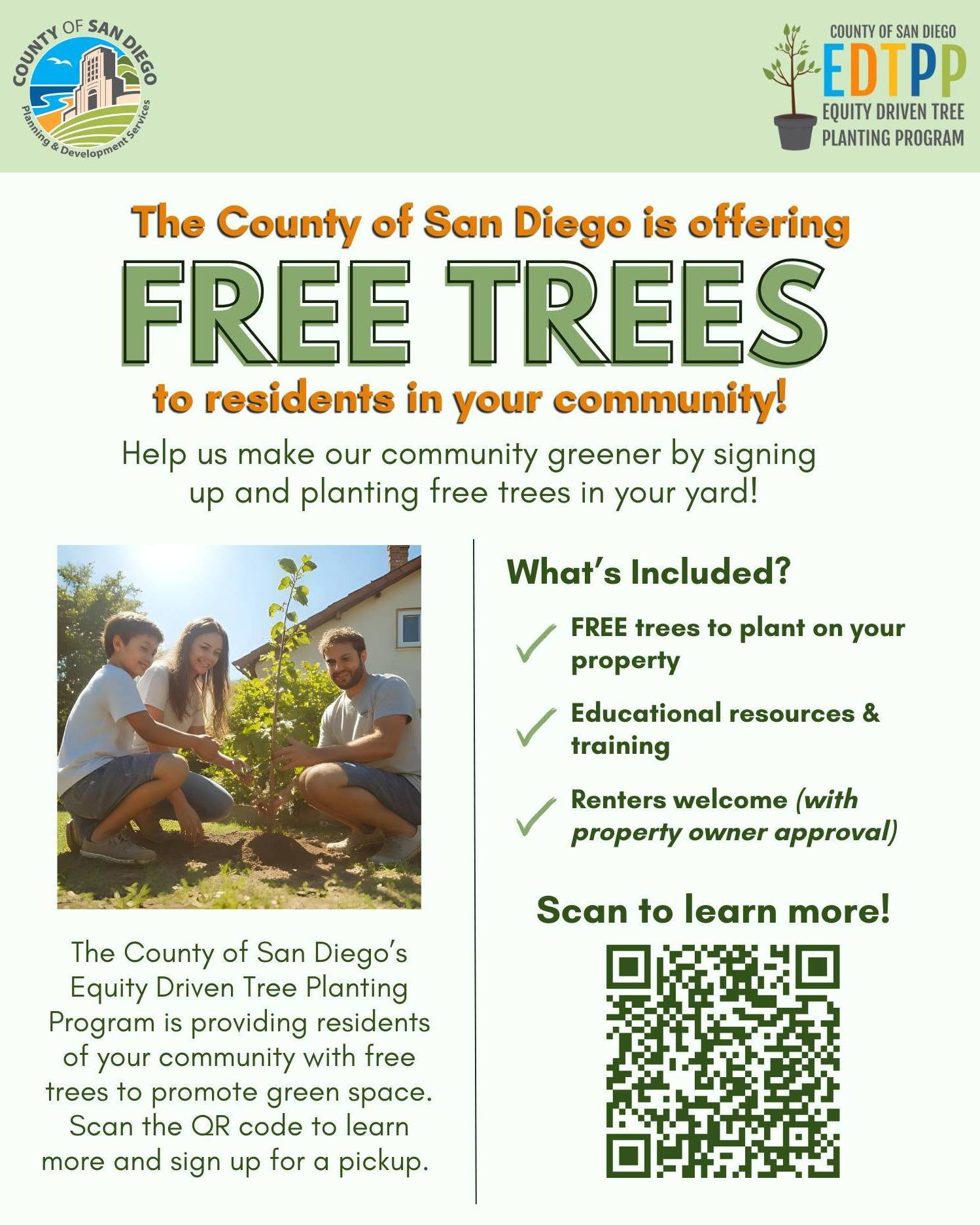 🌳 The County's Equity Driven Tree Planting Program Private Property ...