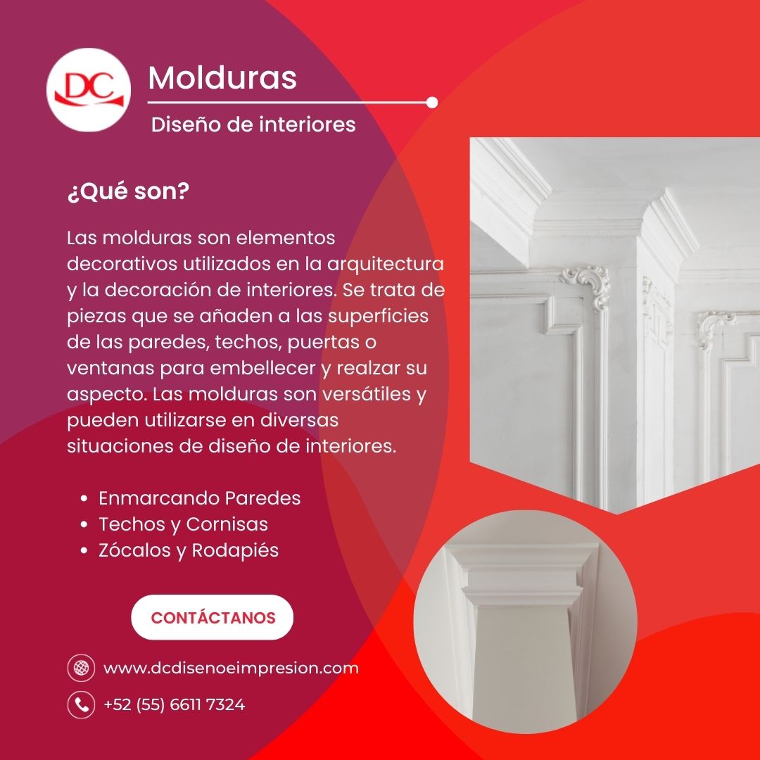 Las molduras en el diseño de... - Diseño e Impresión Carbajal