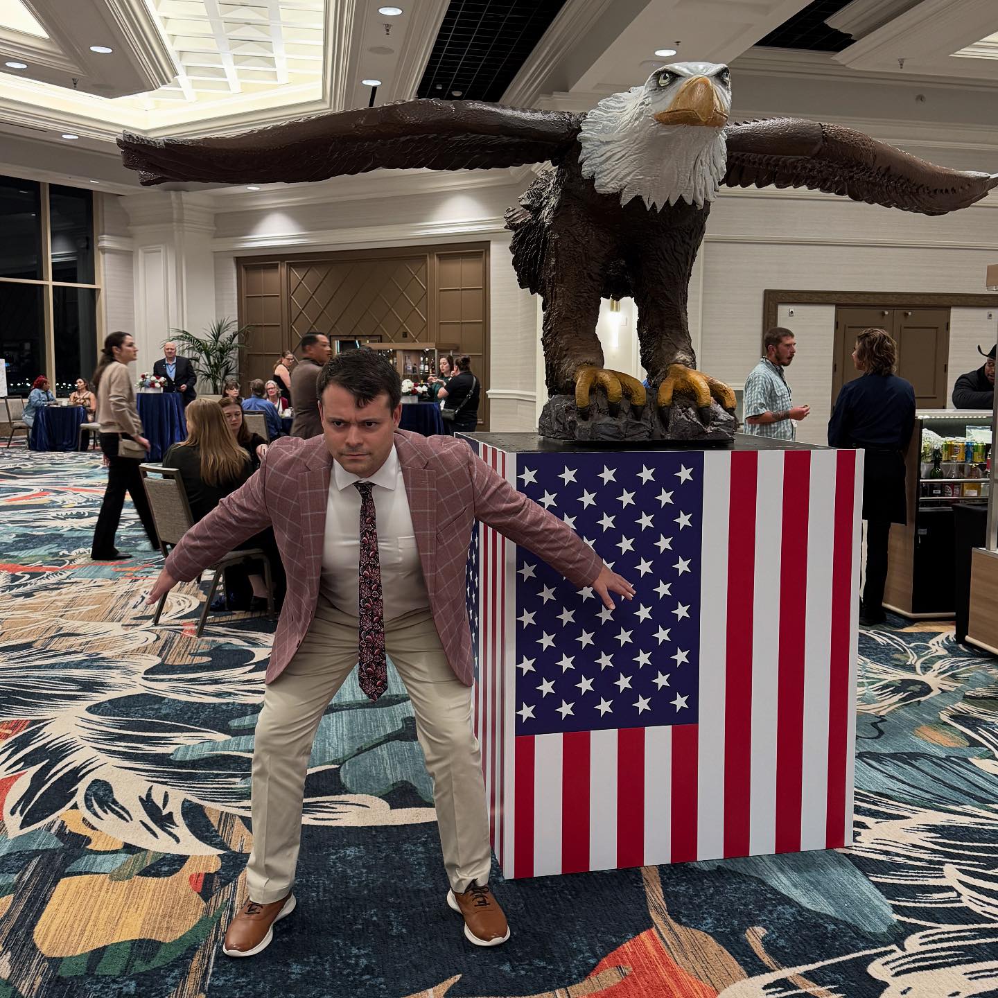 I’m at the Salute to Troops. We are... - Austin von Letkemann | Facebook