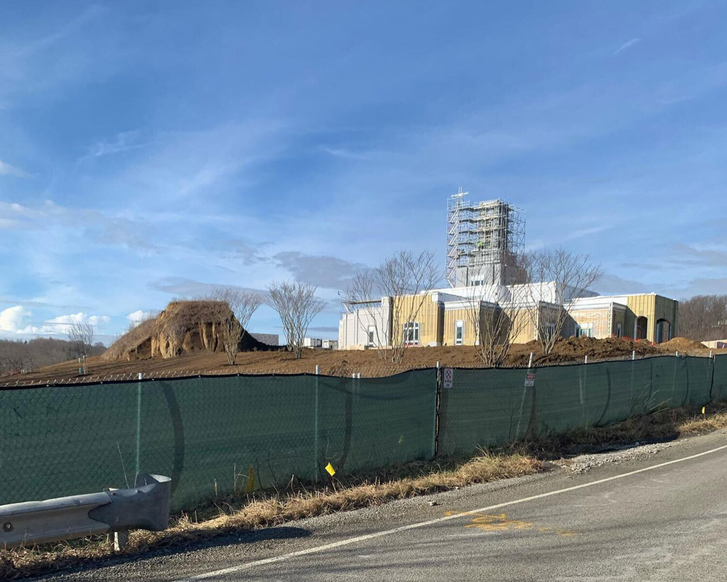 Stone cladding is making its way around the exterior of the Pittsburgh ...