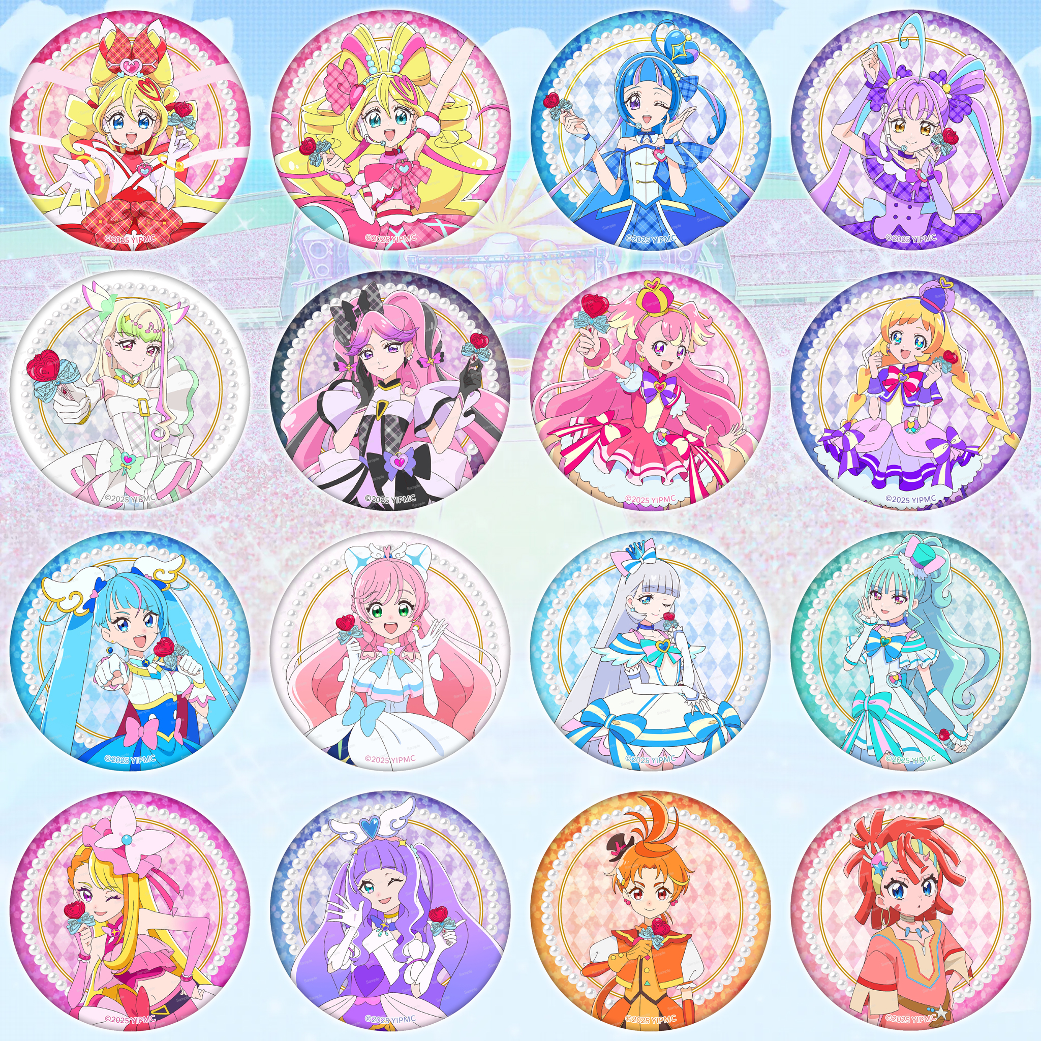 映画キミとアイドルプリキュア♪ ホログラム缶バッジ