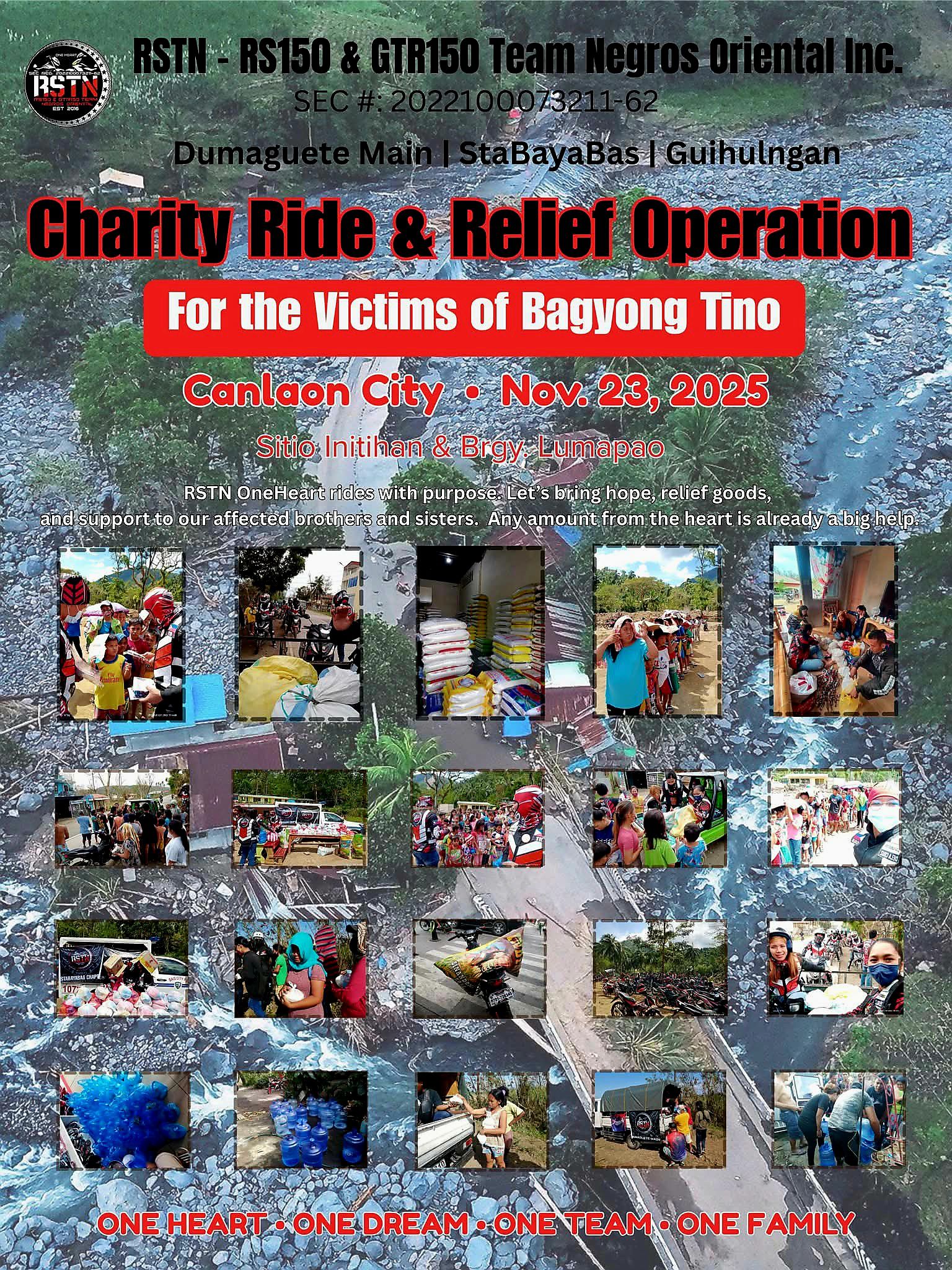 NIR - 🚩 𝗥𝗦𝗧𝗡 𝗖𝗵𝗮𝗿𝗶𝘁𝘆 𝗥𝗶𝗱𝗲 & 𝗥𝗲𝗹𝗶𝗲𝗳 𝗢𝗽𝗲𝗿𝗮𝘁𝗶𝗼𝗻 #WHAT: Charity Ride ...