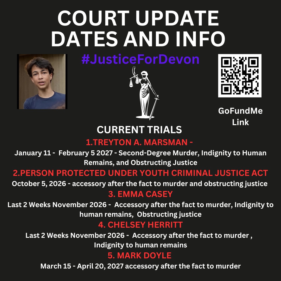 Murdered Youth : DEVON Marsman,halifax NS | Halifax NS