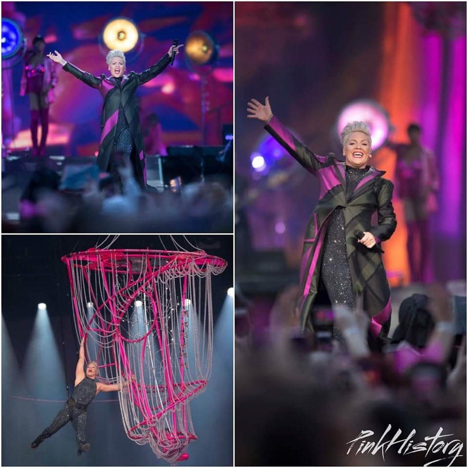 On - On This Day in #PinkHistory 22nd June 2019 @Pink played in Glasgow ...