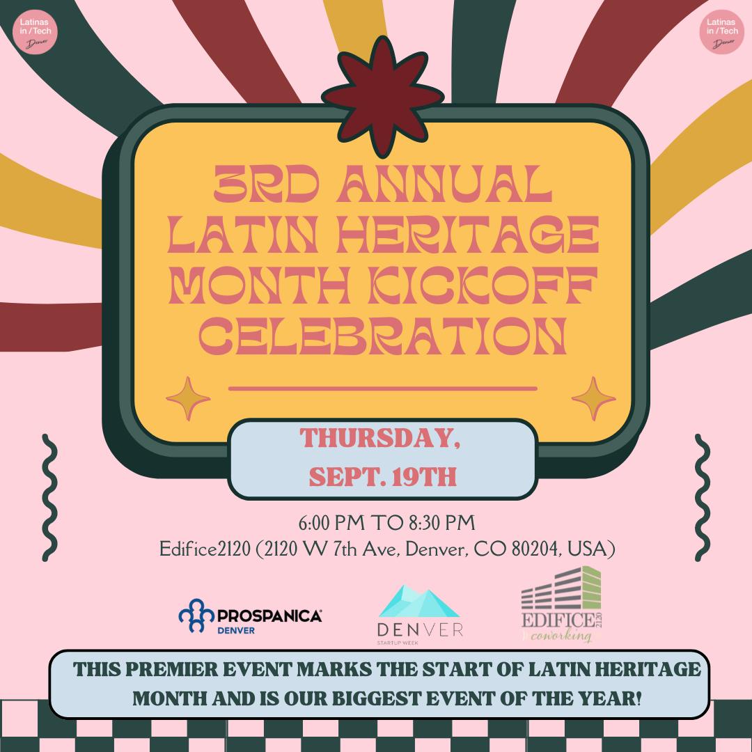 3rd Annual Hispanic Heritage Month Kickoff Celebration