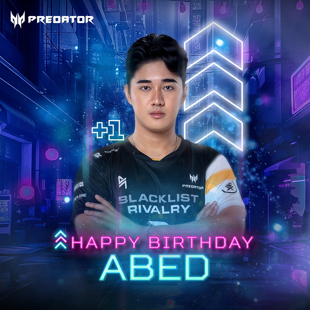 Predator Gaming - Happy birthday to our Bayani, ABED!