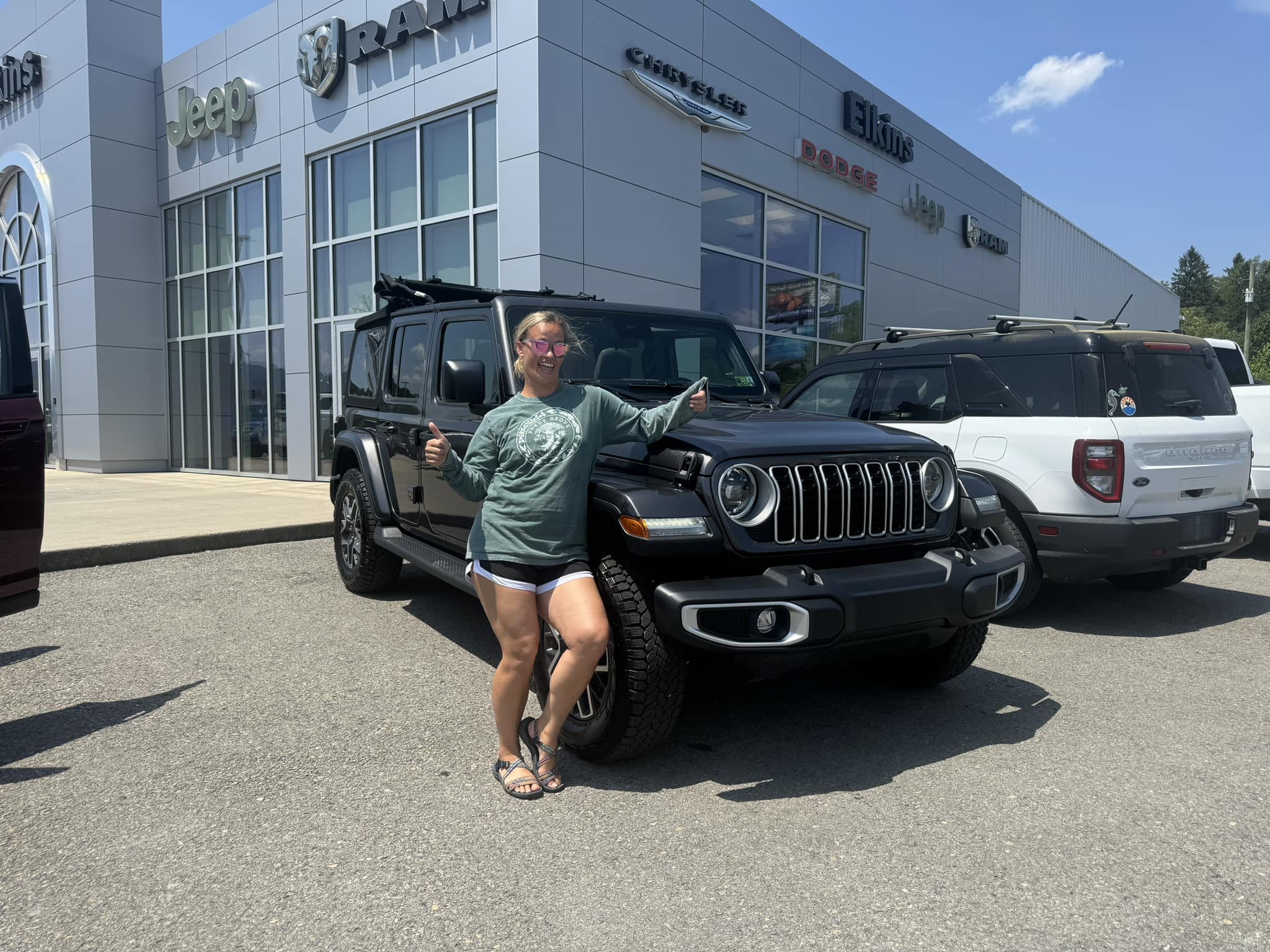 Greg Teter - Congratulations to Brandy Gum on her new Jeep...