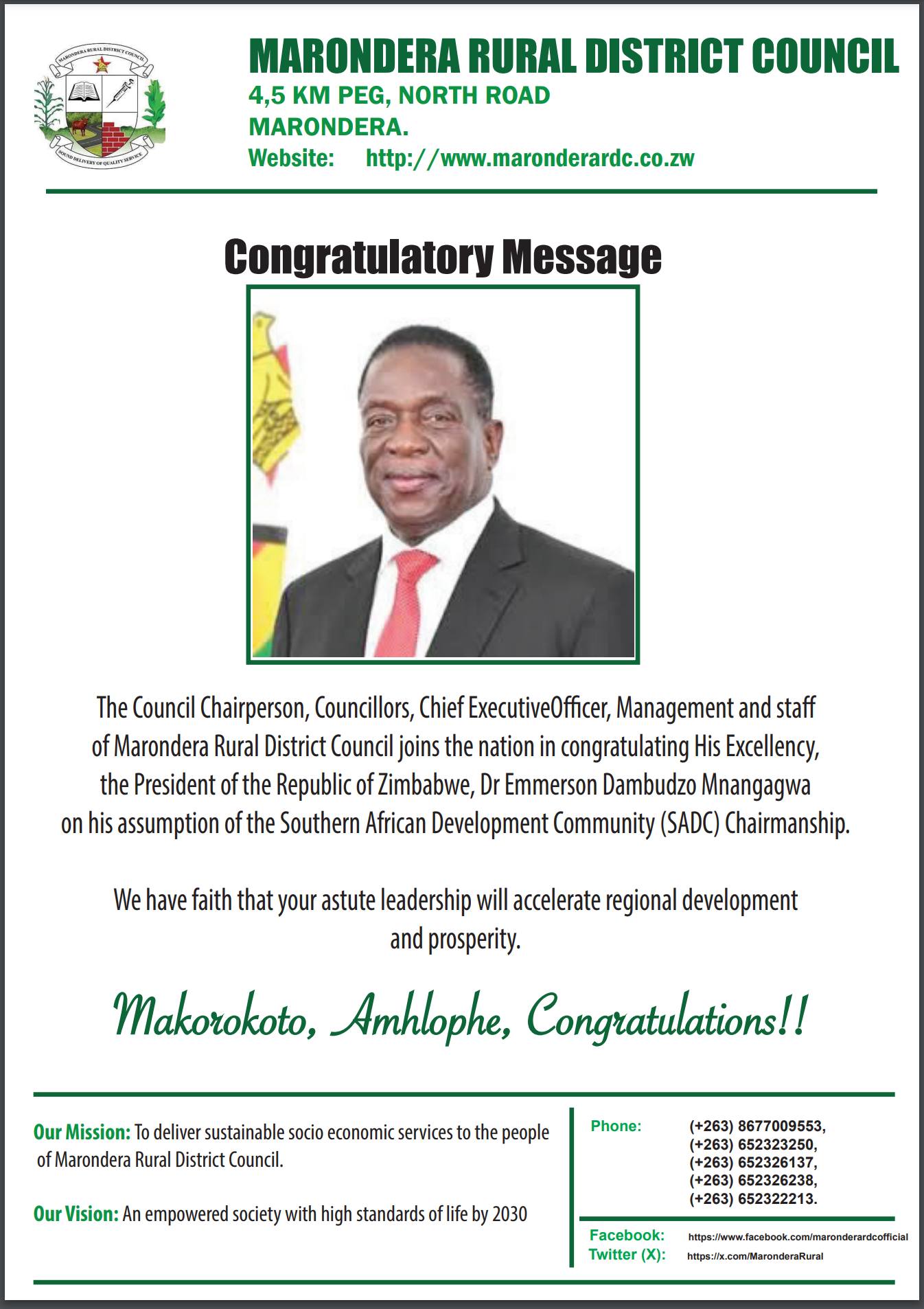 Marondera RDC | Marondera