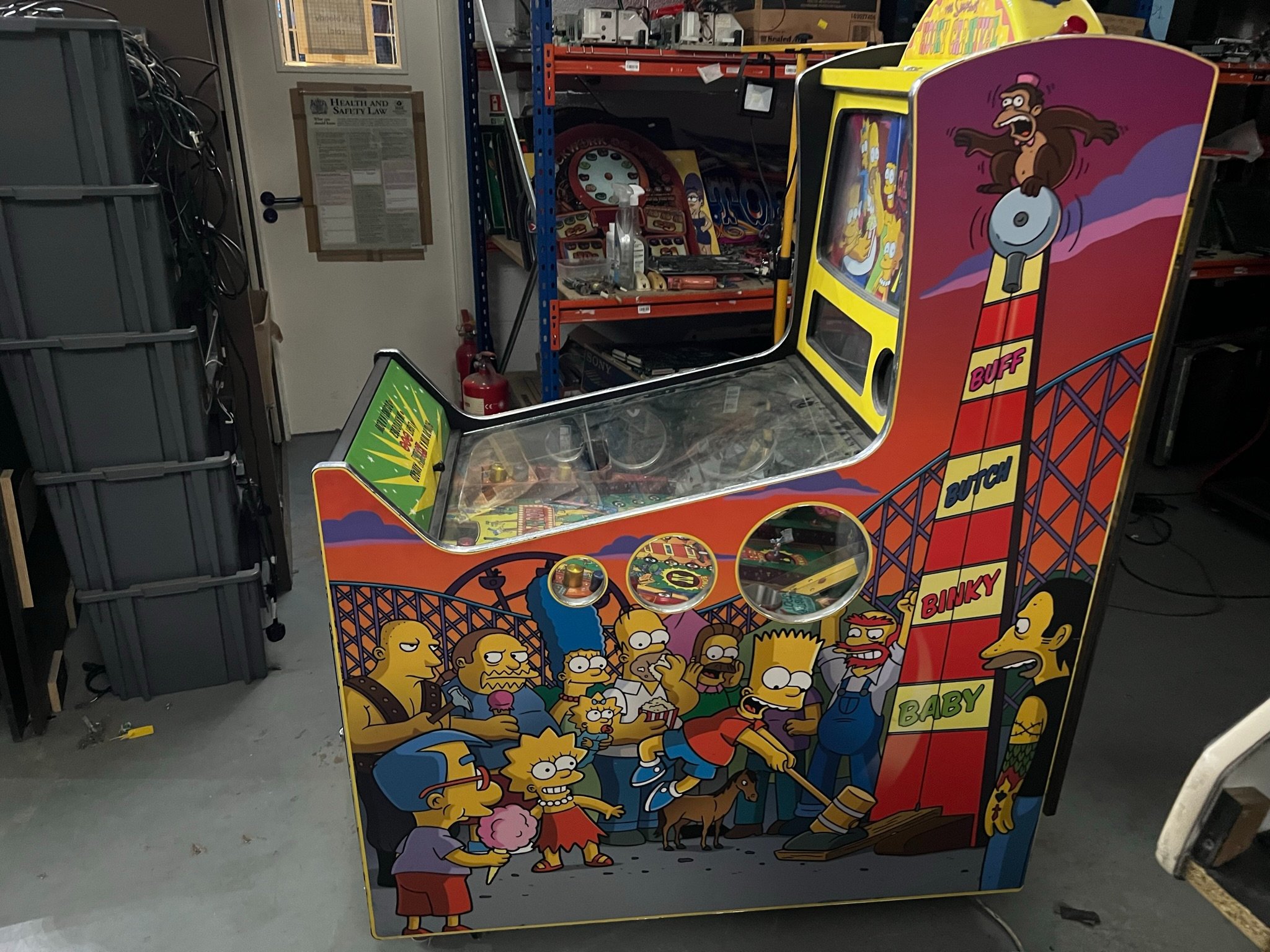 The Simpsons Kookie Carnival Arcade Machine - PROJECT - Stern ...