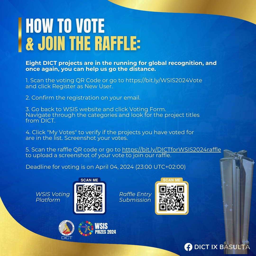 YOU CAN still support us and join the raffle for more exciting prizes ...