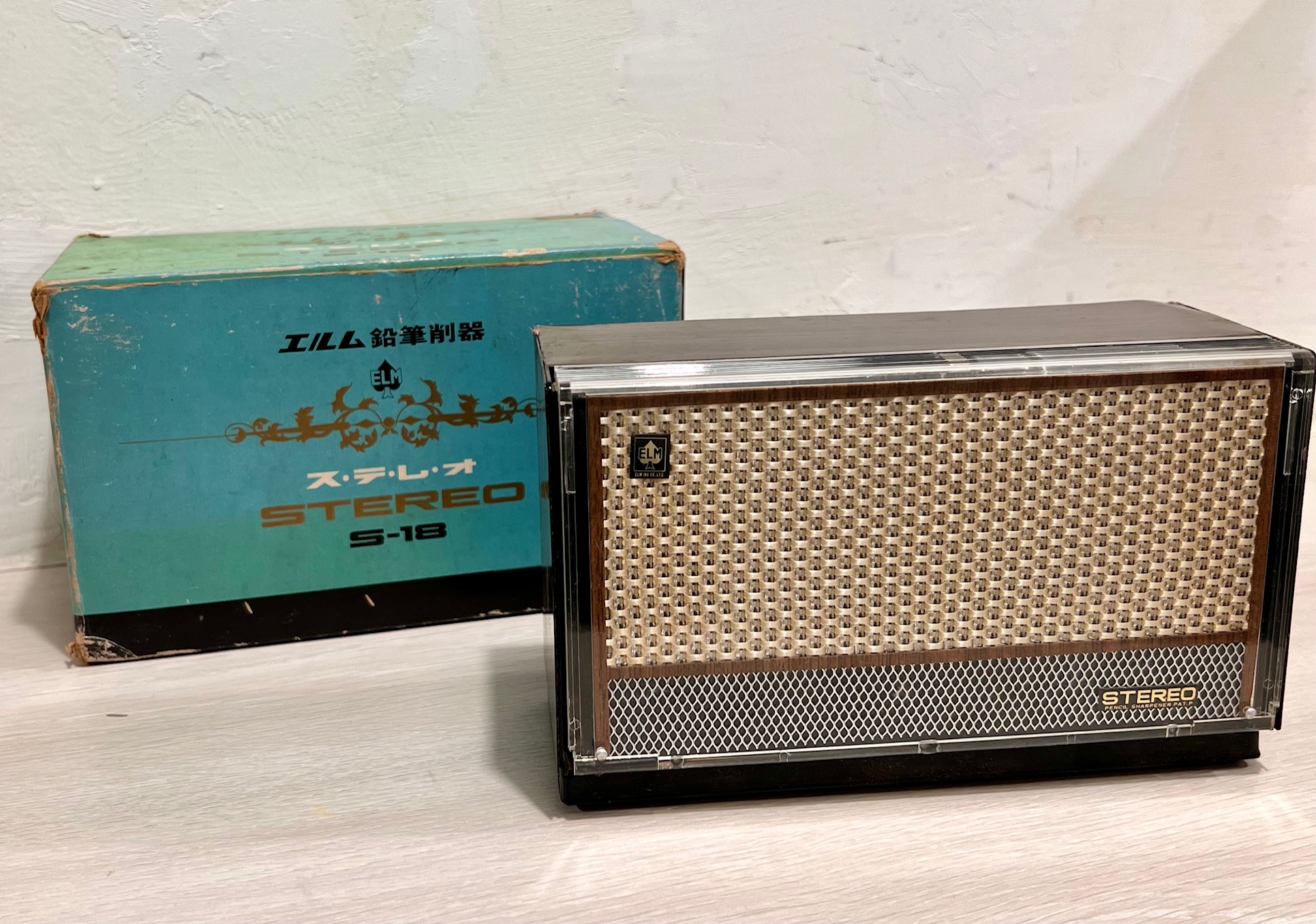 ELM 鉛筆削器 STEREO S-18 文房具・事務用品 ELM 鉛筆削器 STEREO S-18
