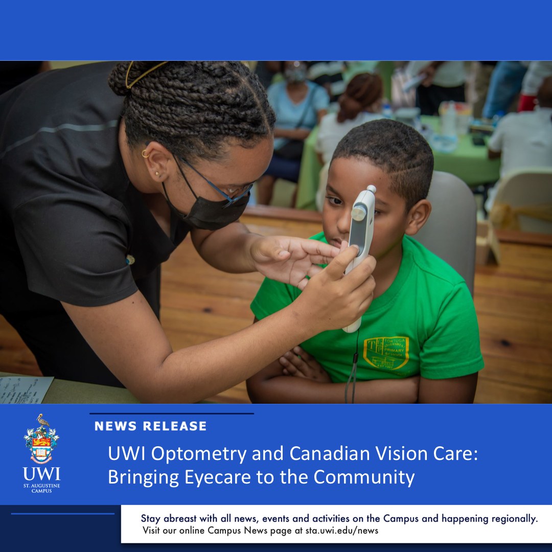 UWI - #News UWI Optometry and Canadian Vision Care: Bringing Eyecare to ...