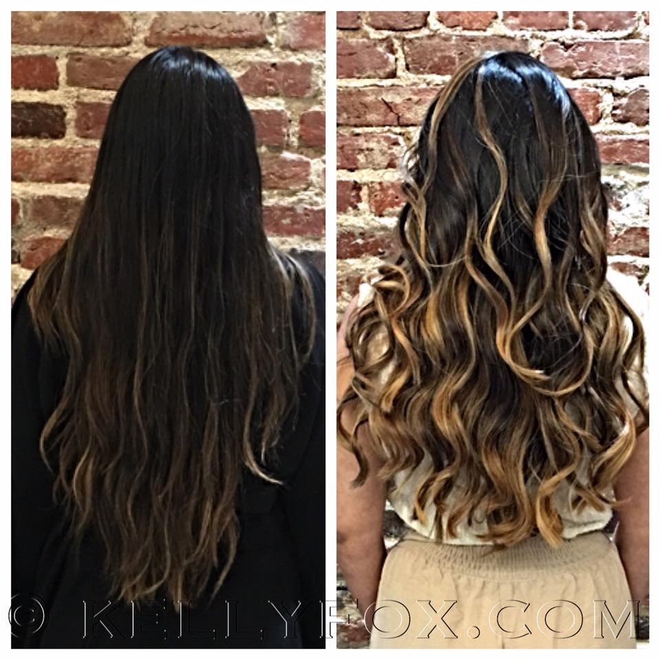 Kelly Fox at David Rios Salon & Spa - Brunette Balayage Series. Hair ...