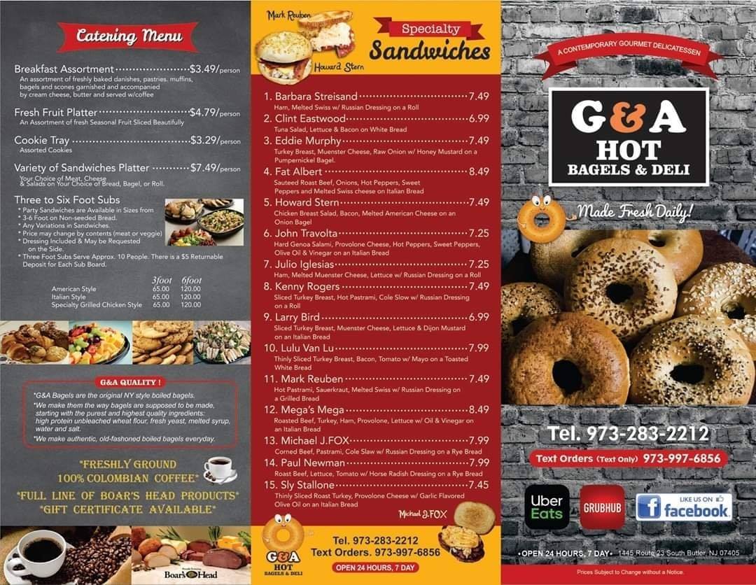G&A Bagels & Deli | Butler NJ