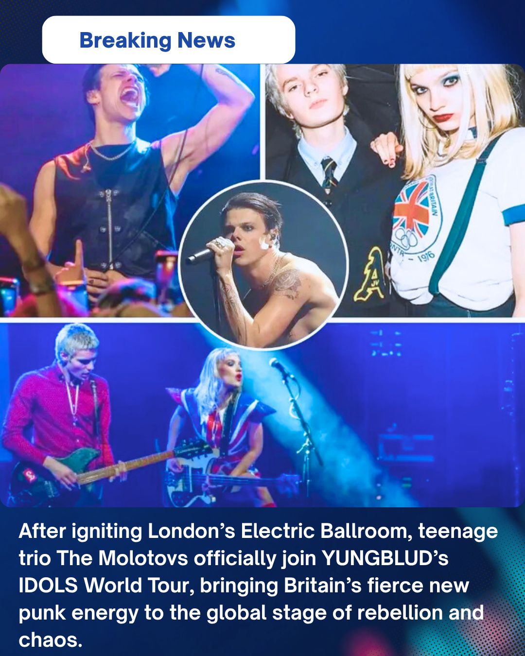 We're pleased to announce that The Molotovs will be supporting on