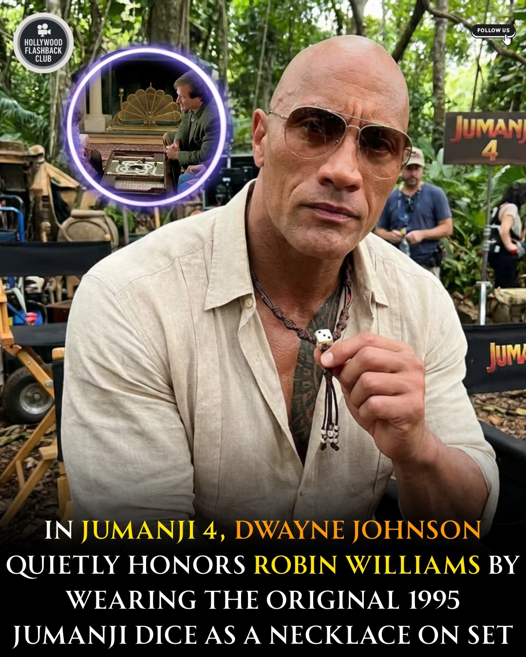 Hollywood - During the production of Jumanji 4, Dwayne Johnson chose to ...