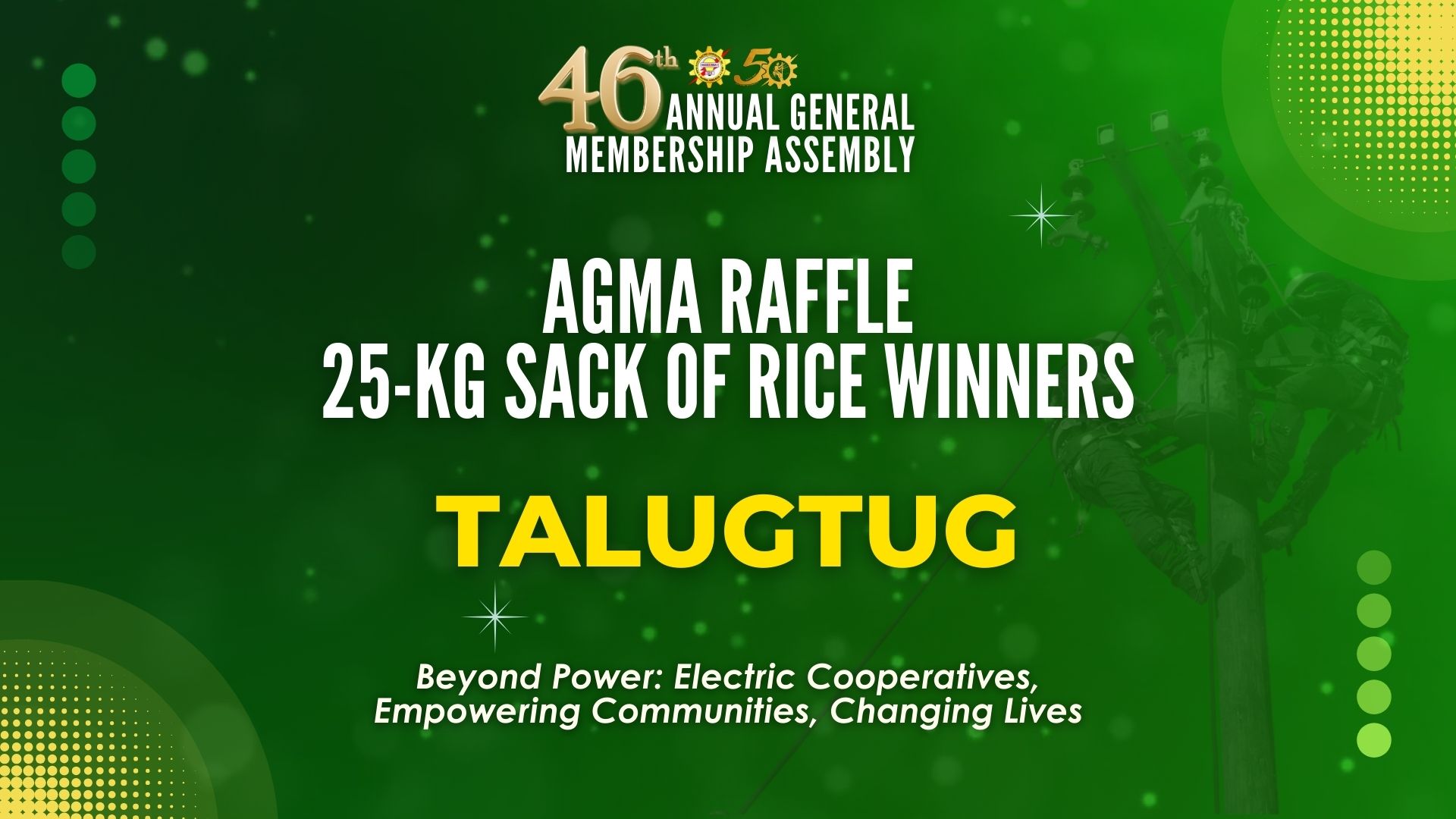PANALO NA ANG MGA TAGA-TALUGTUG!... - NEECO II - Area 1 | Facebook