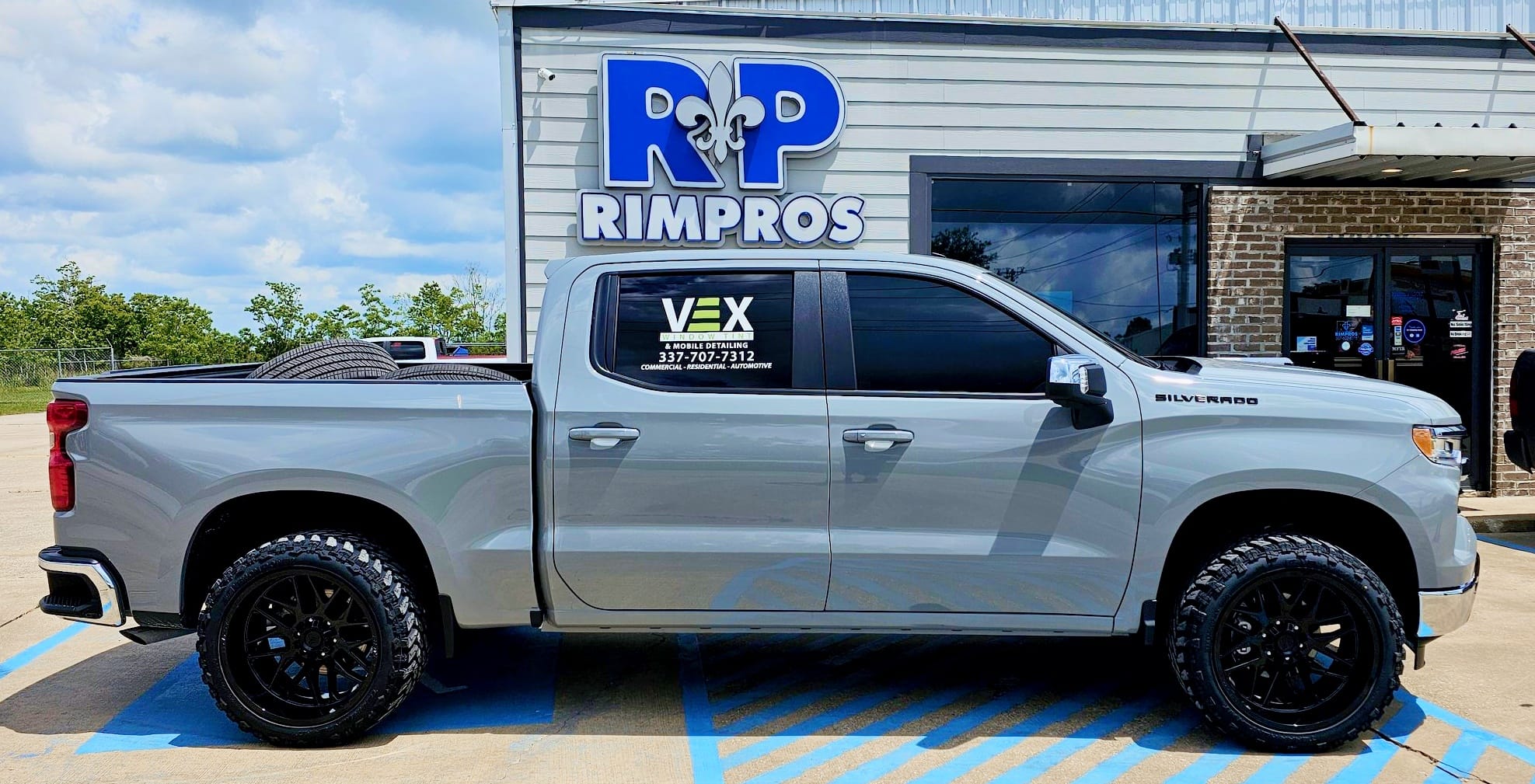 This 2024 Chevy 1500 came in for a... - Rim Pros Lake Charles