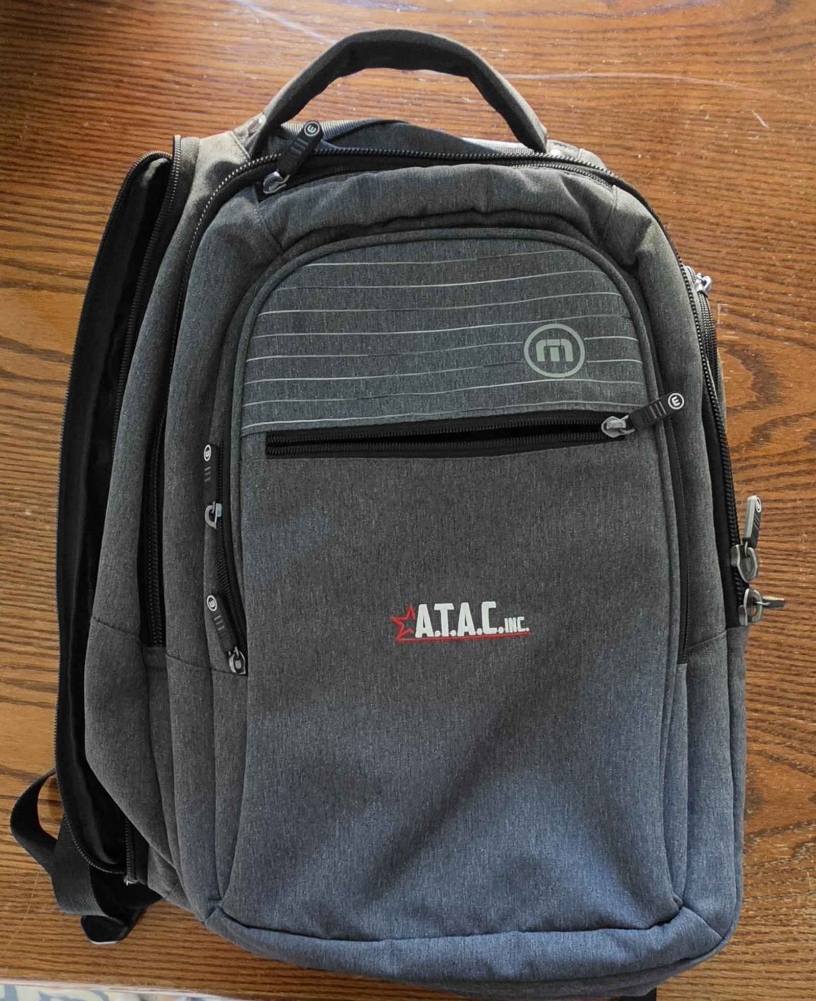 Travis Mathew The Go Backpack Heather Gray Laptop Travel Bag Logo NEW ...