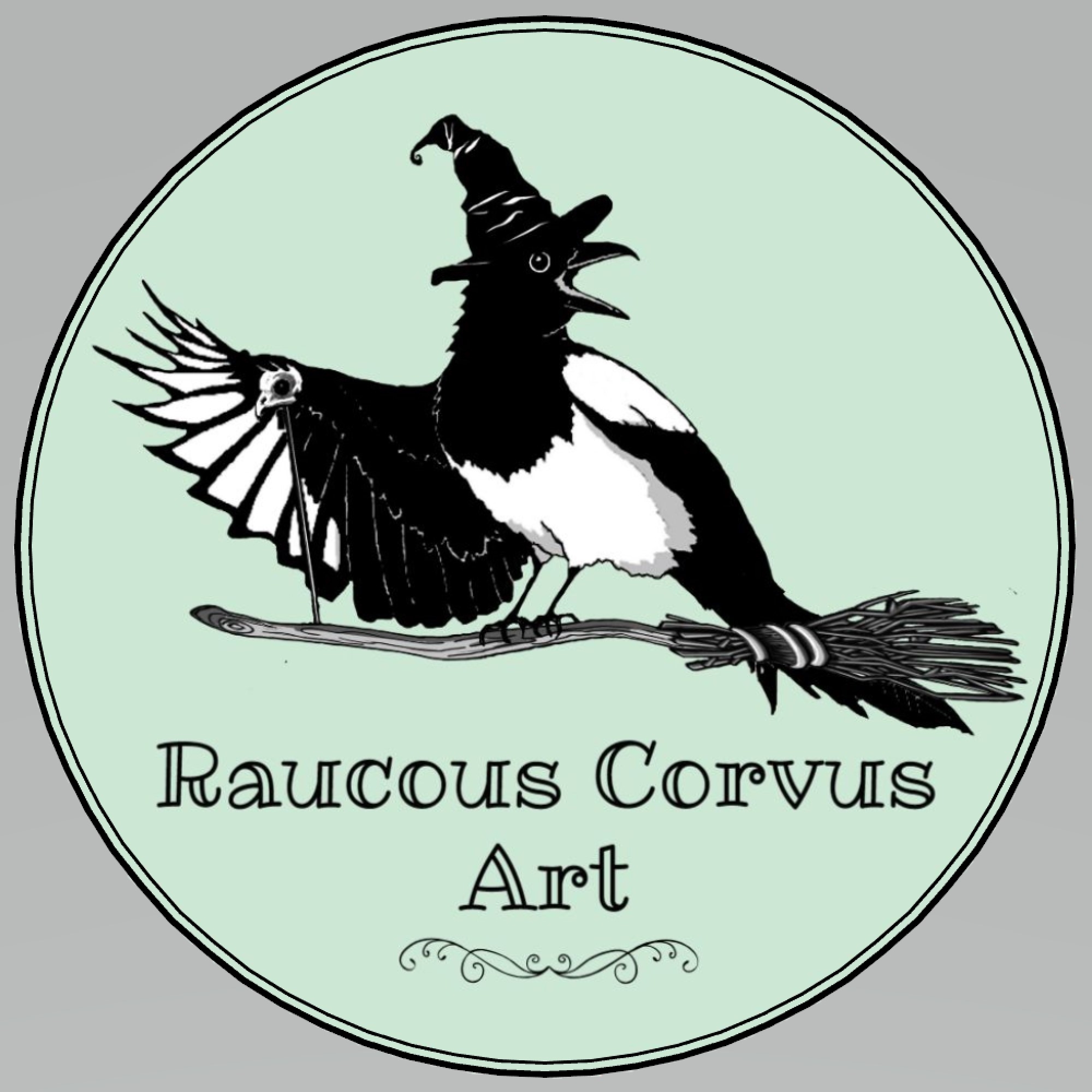 Raucous Corvus Art