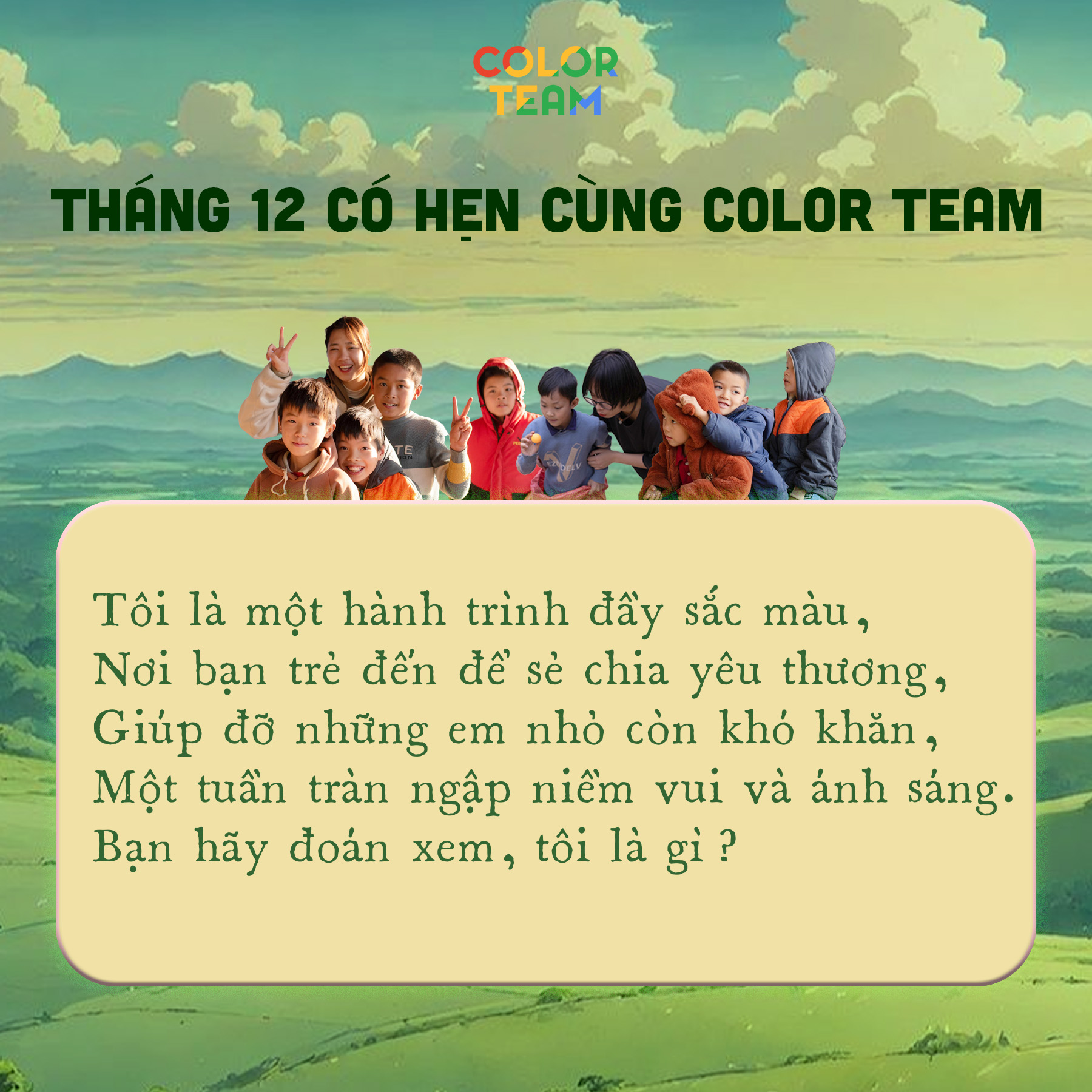 Color Team - THÁNG 12 CÓ HẸN VỚI COLOR TEAM 🌈 Một hành...