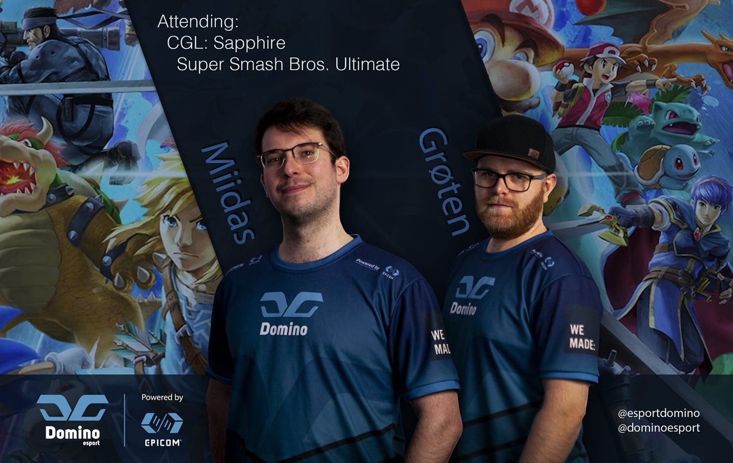 DMG esports - Our smashplayers are attending: CGL:...