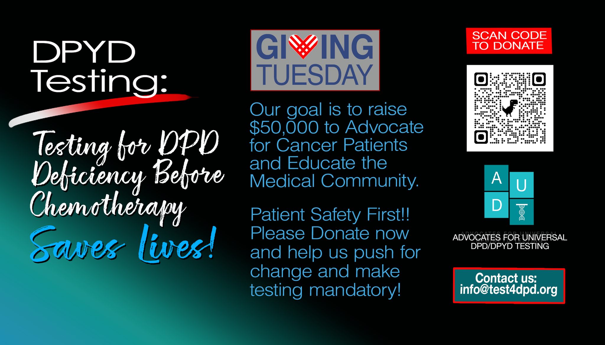 Advocates for Universal DPD - DPYD Testing | Battle Creek MI