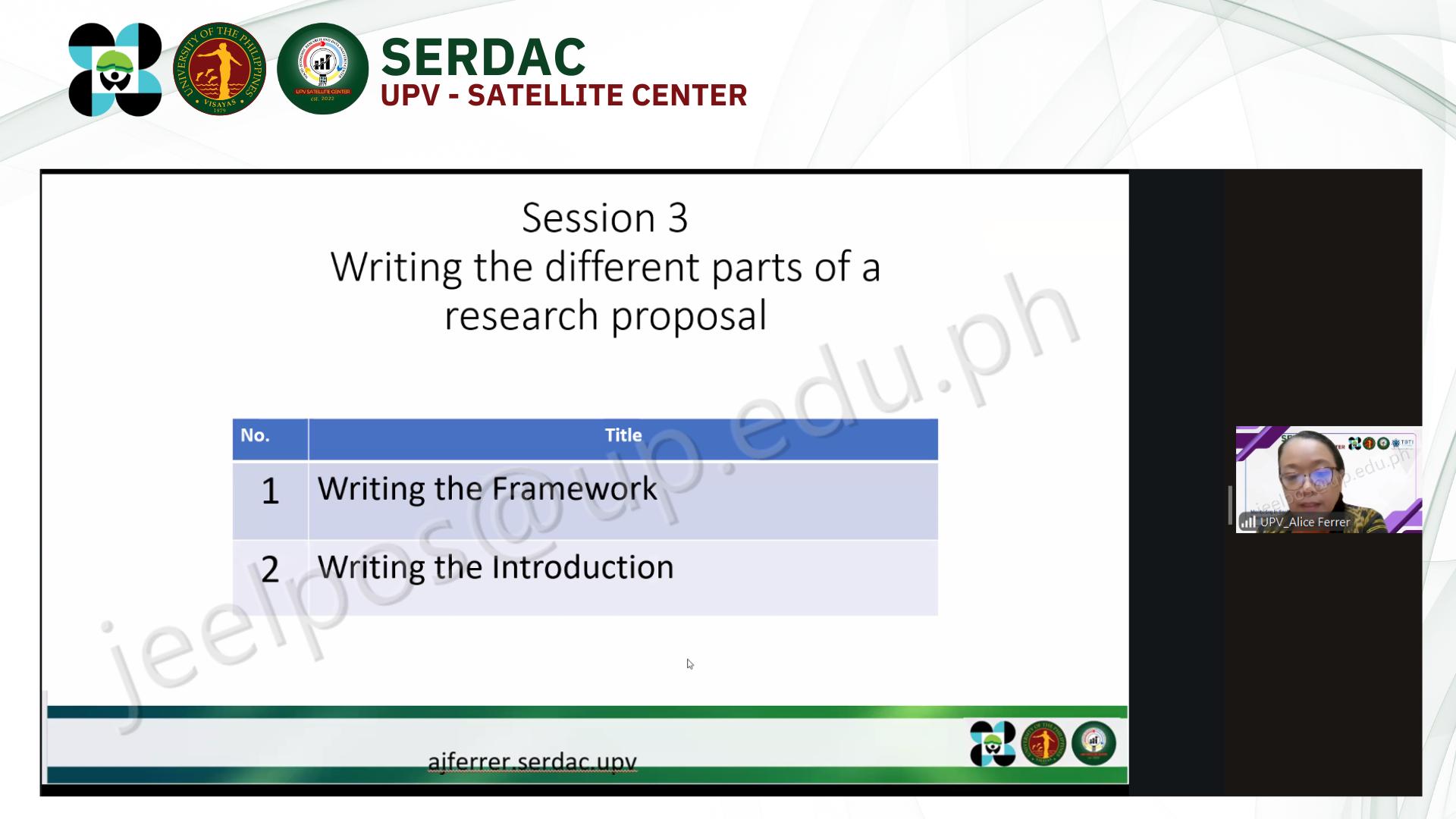 Socio-Economic Research and Data Analytics Center-UPV Satellite Center ...
